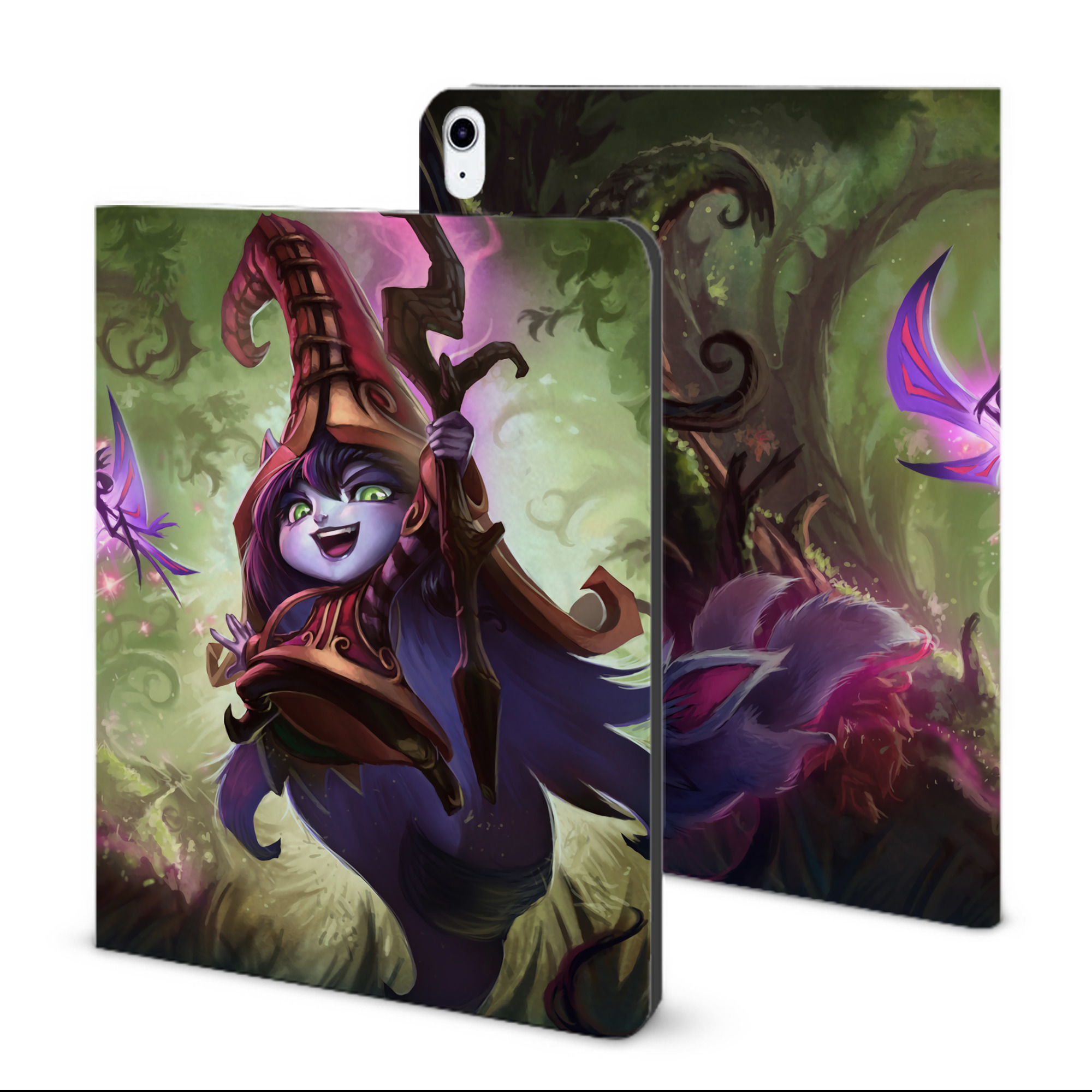 （画像用） リーグ・オブ・レジェンド League of Legends LOL IPad ケース ブック型 PUレザー TPU 耐衝撃 軽量 薄型 ペン収納なし 全面保護 IPad 各モデル対応